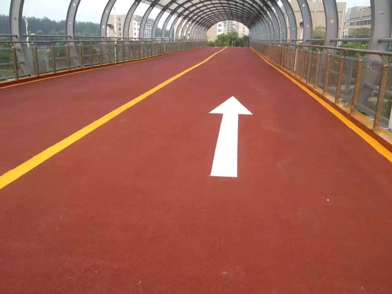 工程学院中心校区天桥(彩色陶瓷颗粒) 工程学院中心校区天桥(彩色陶瓷颗粒)